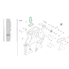 Ущільнення гумове кронштейну трапеції Optima Kverneland AC819747 (АС819747)